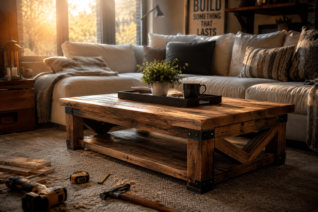 The Ultimate Free Farmhouse Coffee Table Plan Library: 50 Rustic Builds Ranked by Cost, Skill Level & Style